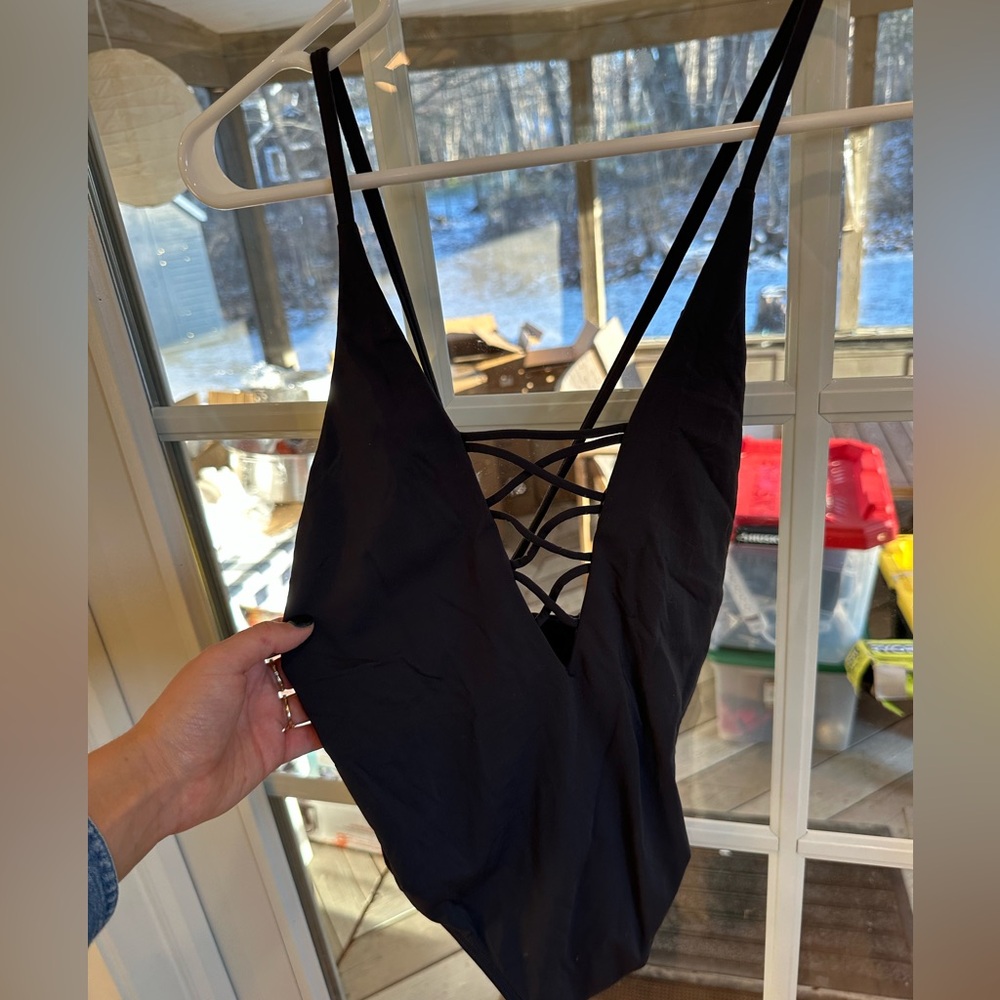 Billabong Black Strappy Swimsuit